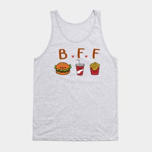 bff burger fries juice Tank Top